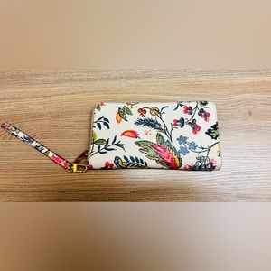 Tory Burch Women's Robinson Zip Continental Wallet, Floral, One Size